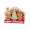 Glitzhome® Set of 4 Wooden Christmas Gingerbread House Table Decor